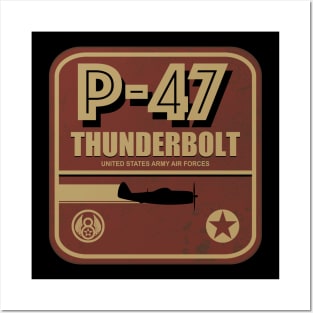 P-47 Thunderbolt Posters and Art